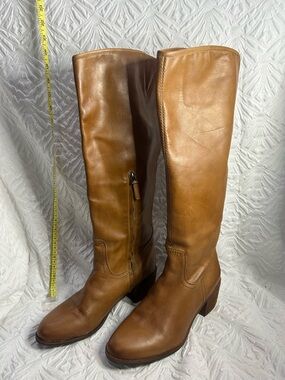 Sam Edelman Loren Leather Ankle Boots – Tan, Size 9M